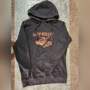 Blended "keep rollin with it" hoodie
